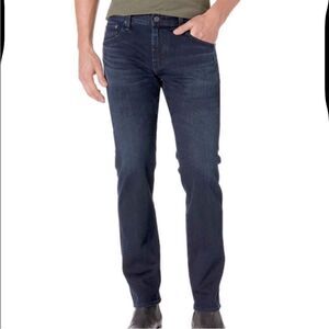 Men's AG Adriano Goldschmied Blue The Matchbox Slim Straight Leg Jeans 31 X 34